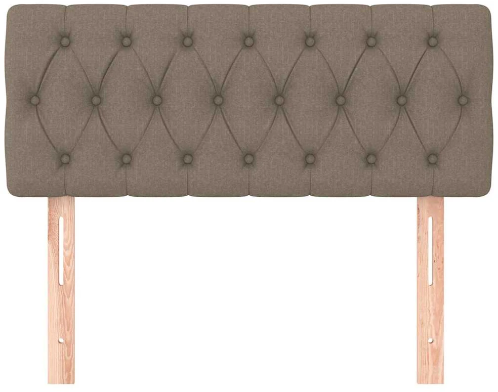 Galvūgalis, taupe spalvos, 90x7x78/88 cm, audinys
