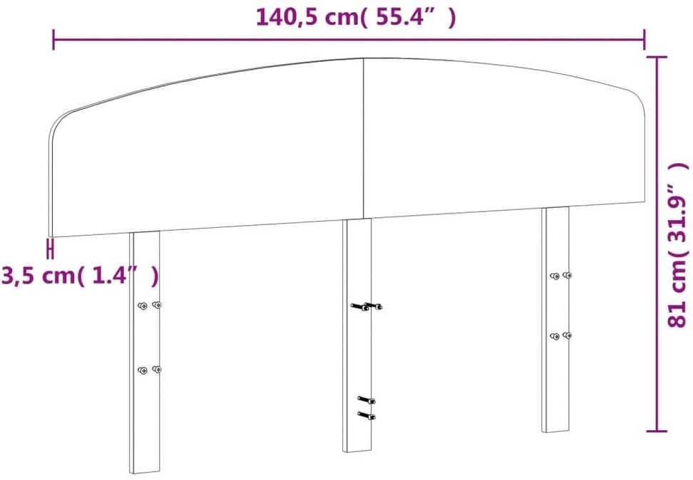 Galvūgalis, vaško rudos spalvos, 135cm, pušies medienos masyvas