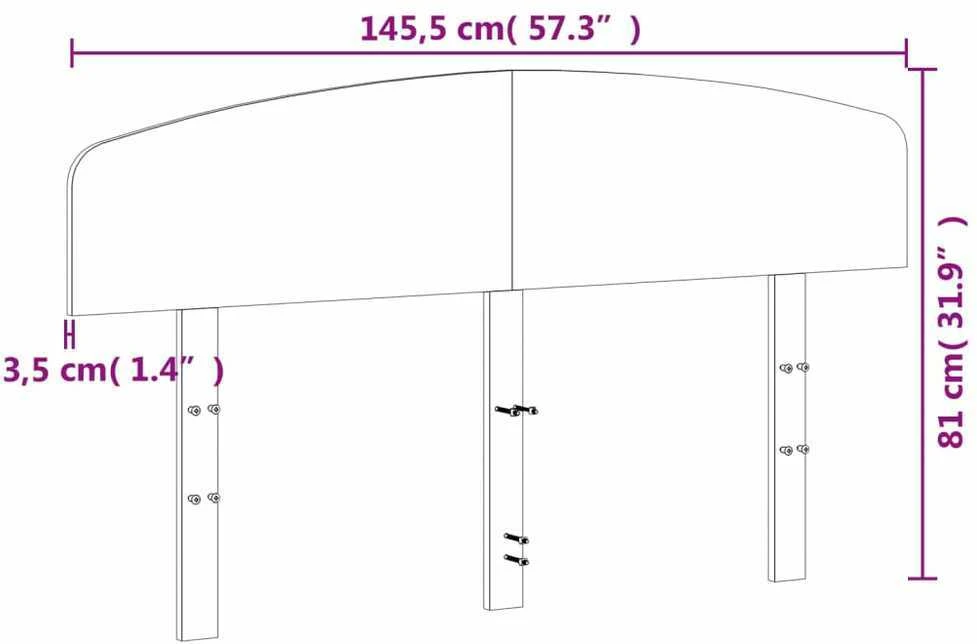 Galvūgalis, vaško rudos spalvos, 140cm, pušies medienos masyvas