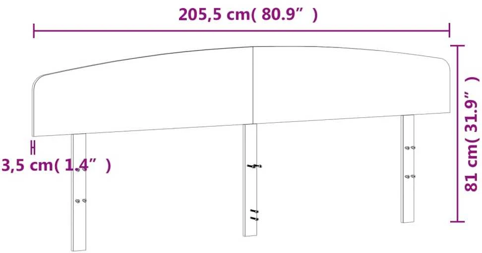 Galvūgalis, vaško rudos spalvos, 200cm, pušies medienos masyvas