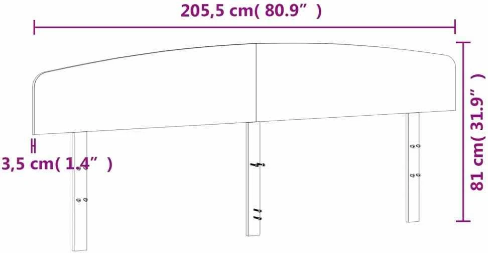 Galvūgalis, vaško rudos spalvos, 200cm, pušies medienos masyvas