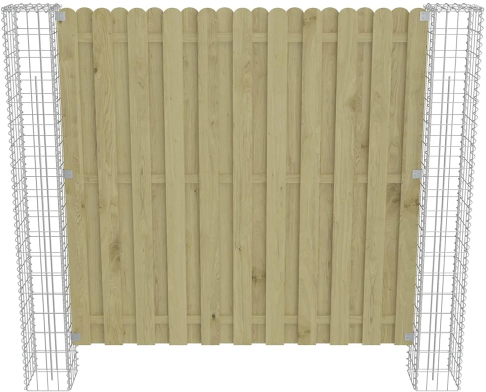 Tvorelės stulpas 2 pcs Sidabro 20 x 20 x 190 cm metalas