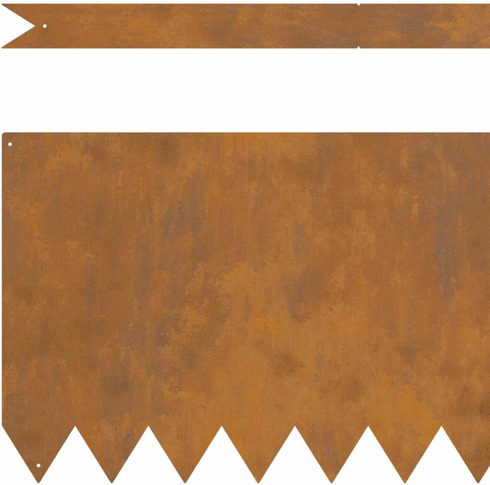 Vejo kraštas 20 vnt. 100 x 0,05 x 30 cm Rūdijanti