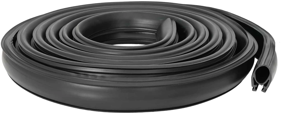 Garažo durų sandarinimas Juoda 41 x 33 mm 5,5 m PVC
