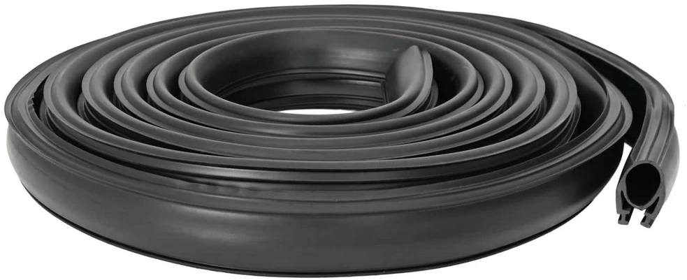 Garažo durų sandarinimas Juoda 41 x 33 mm 6 m PVC