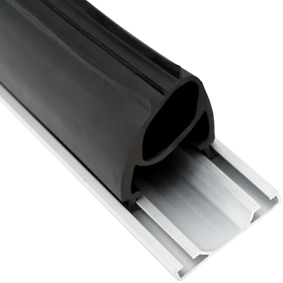 Garažo durų sandarinimas Juoda 41 x 33 mm 4 m PVC