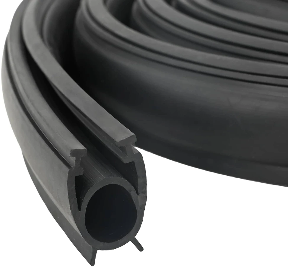 Garažo durų sandarinimas Juoda 41 x 33 mm 5,5 m PVC