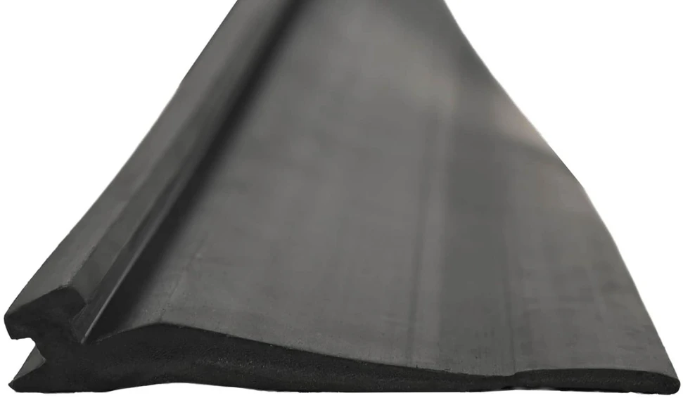 Garažo durų sandarinimas Juoda 52 x 2 mm 3,5 m PVC
