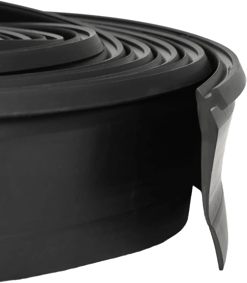 Garažo durų sandarinimas Juoda 52 x 2 mm 4,5 m PVC
