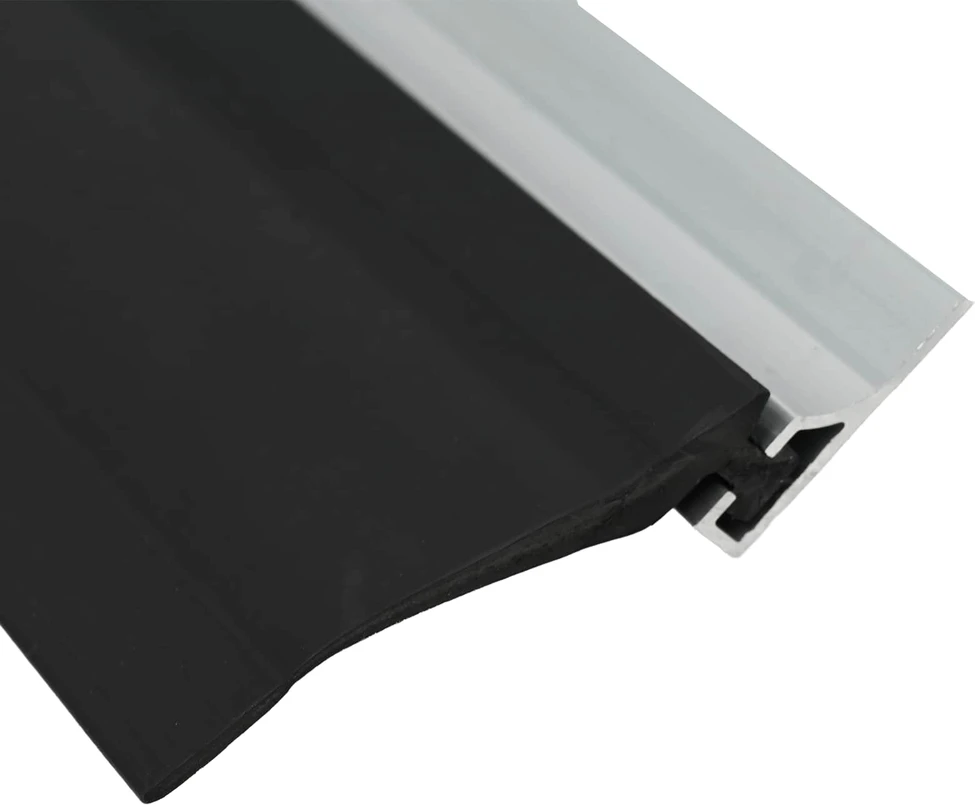 Garažo durų sandarinimas Juoda 52 x 2 mm 4,5 m PVC