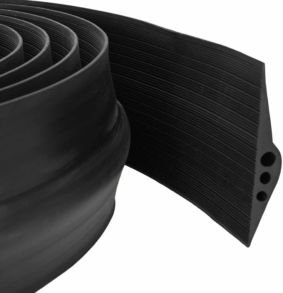 Garažo Grindų Sandariklis Juoda 112 x 20 mm 5,5 m EPDM guma
