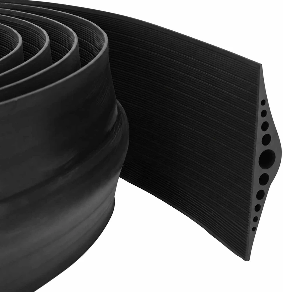Garažo Grindų Sandariklis Juoda 155 x 28 mm 5,5 m EPDM guma