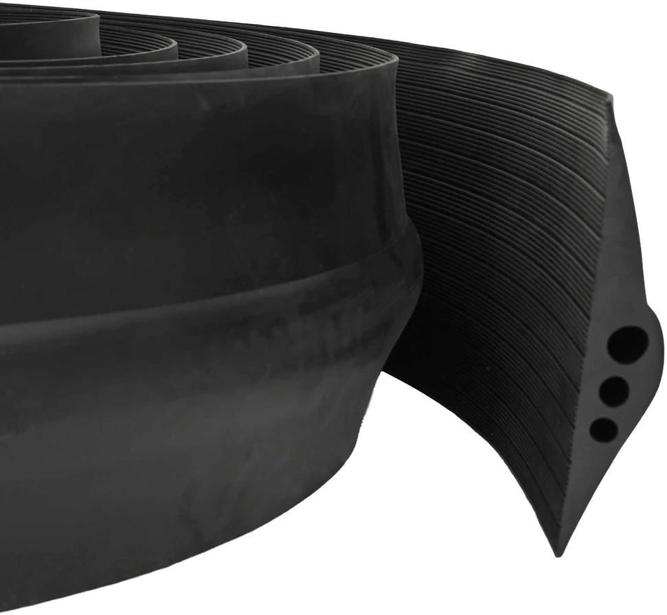 Garažo Grindų Sandariklis Juoda 75 x 12 mm 6,5 m EPDM guma