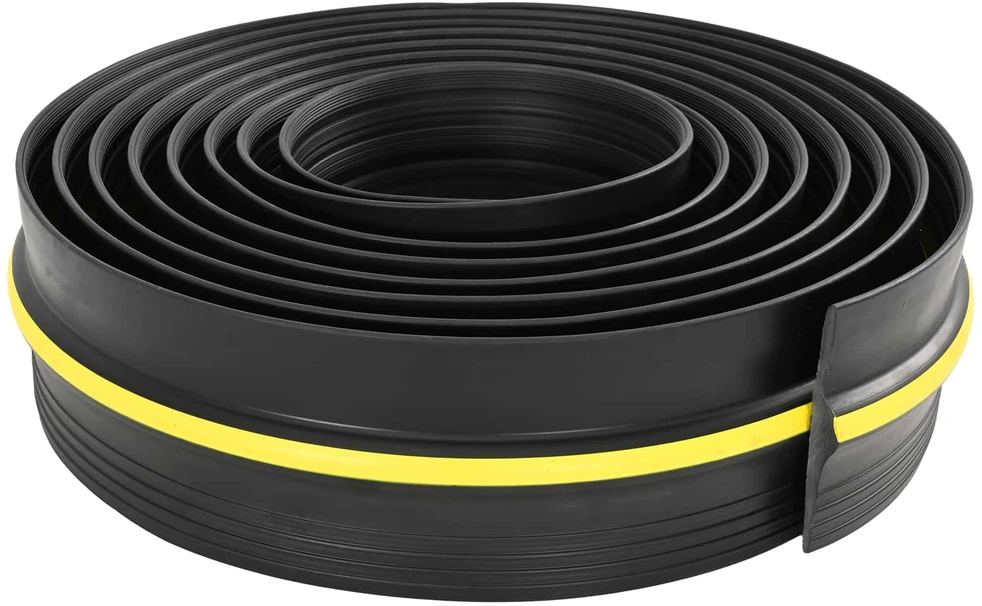 Garažo Grindų Sandariklis Juoda ir geltona 12 x 90 mm 5,5 m PVC