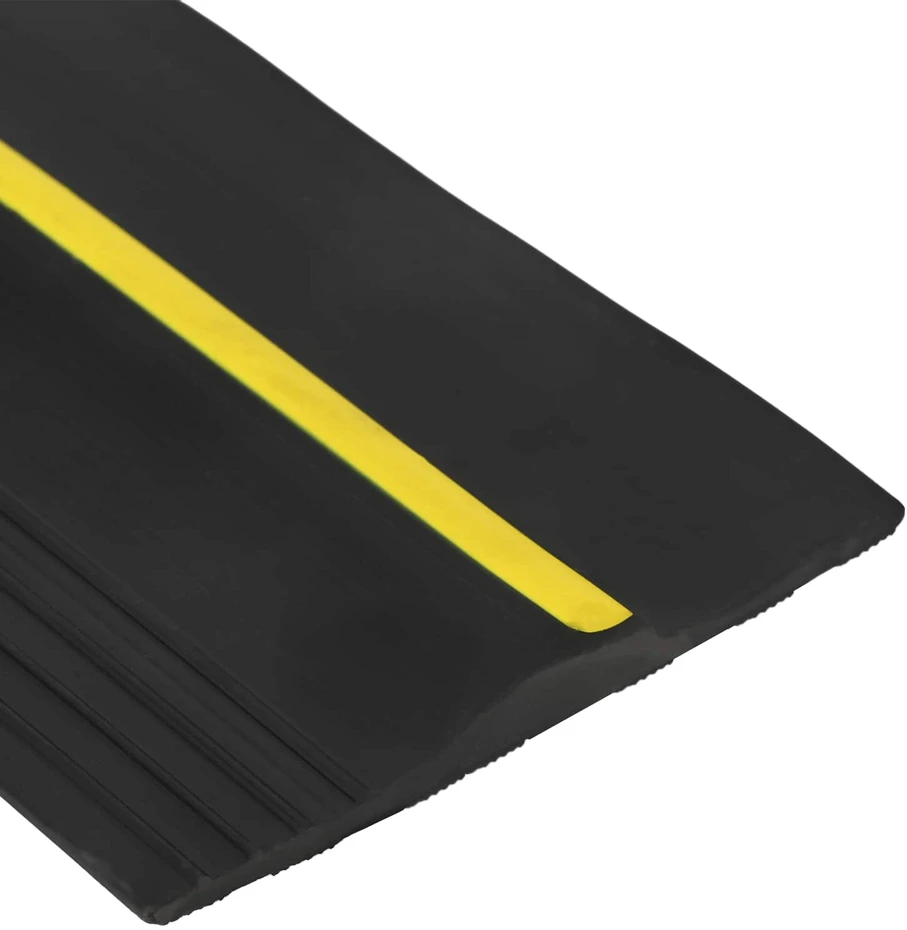 Garažo Grindų Sandariklis Juoda ir geltona 12 x 90 mm 5,5 m PVC