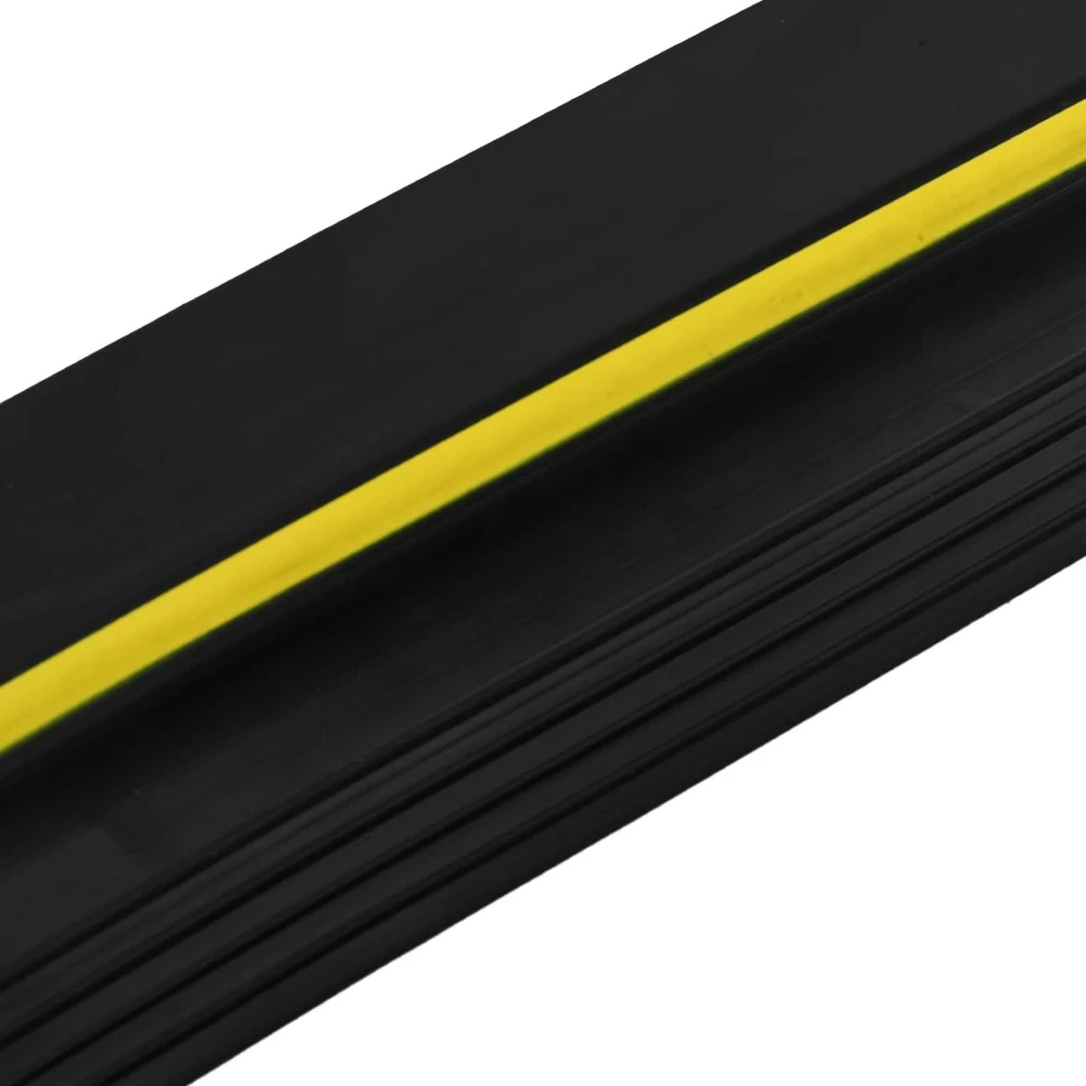 Garažo Grindų Sandariklis Juoda ir geltona 12 x 90 mm 5 m PVC