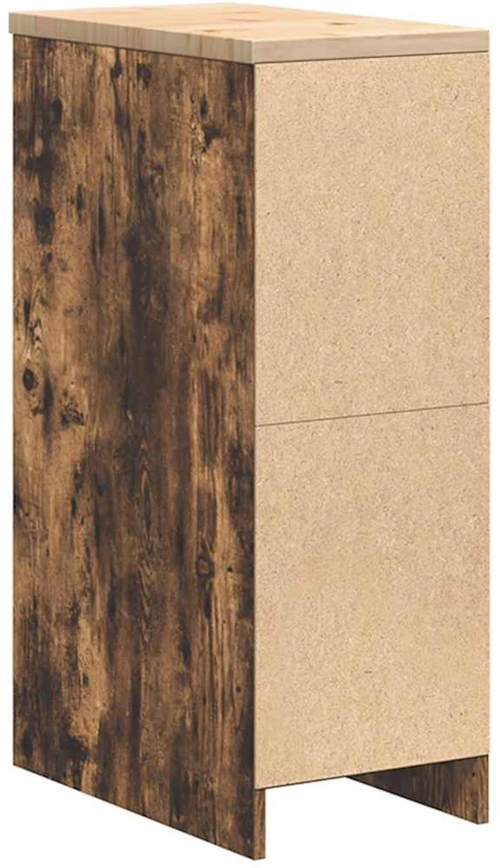Garažo spinta, 30x51x85 cm, pušies medienos masyvas