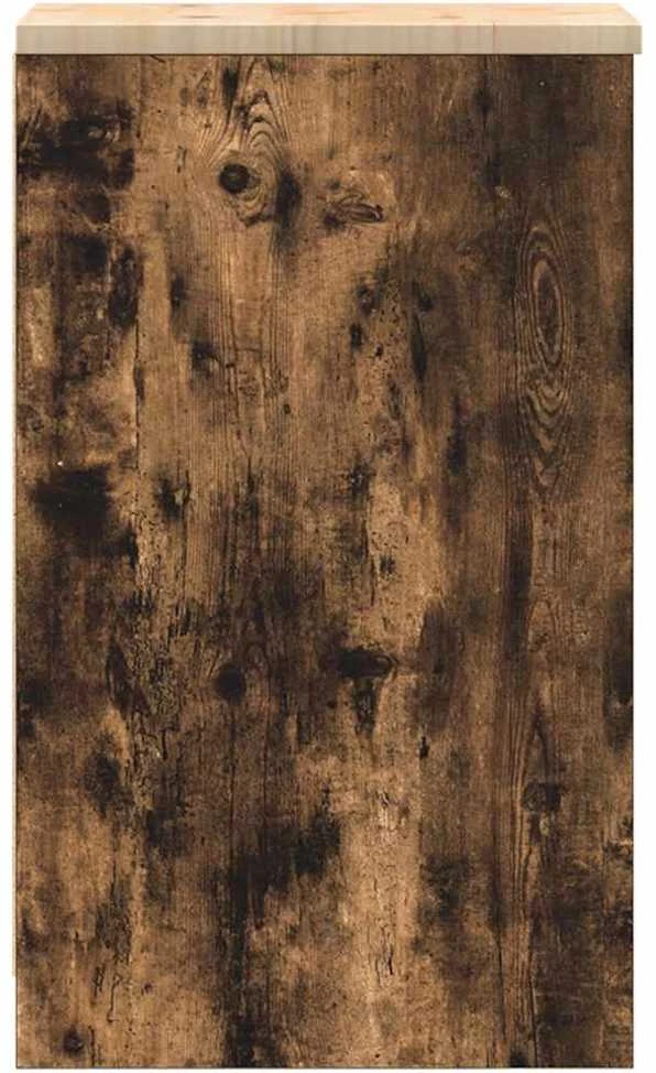 Garažo spinta, 30x51x85 cm, pušies medienos masyvas