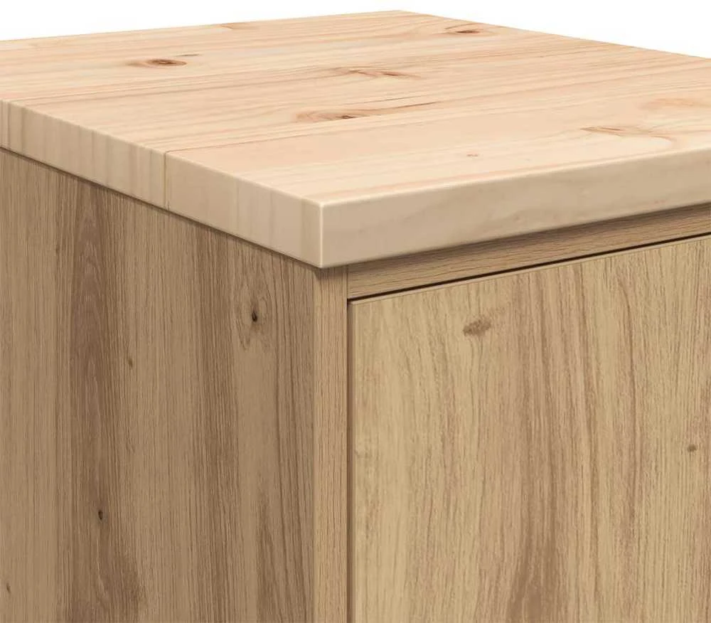 Garažo spinta, 40x51x85 cm, pušies medienos masyvas