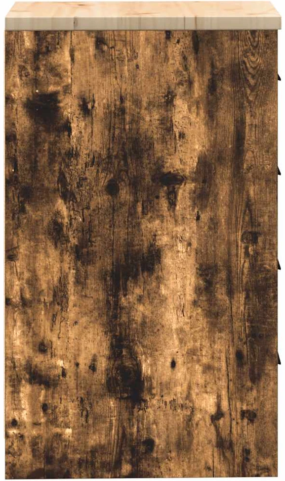 Garažo spinta, 40x51x85 cm, pušies medienos masyvas