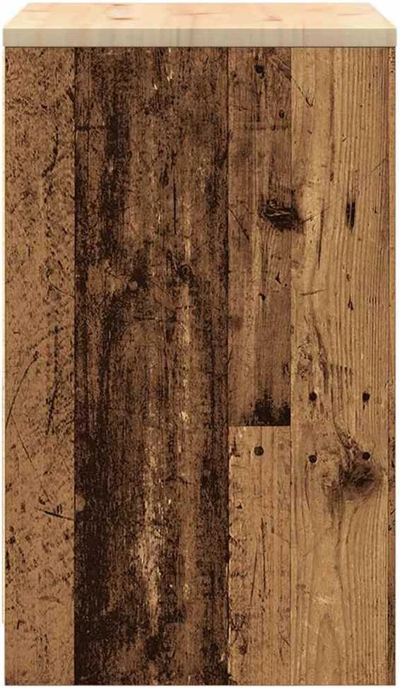 Garažo spinta, 60x51x85 cm, pušies medienos masyvas