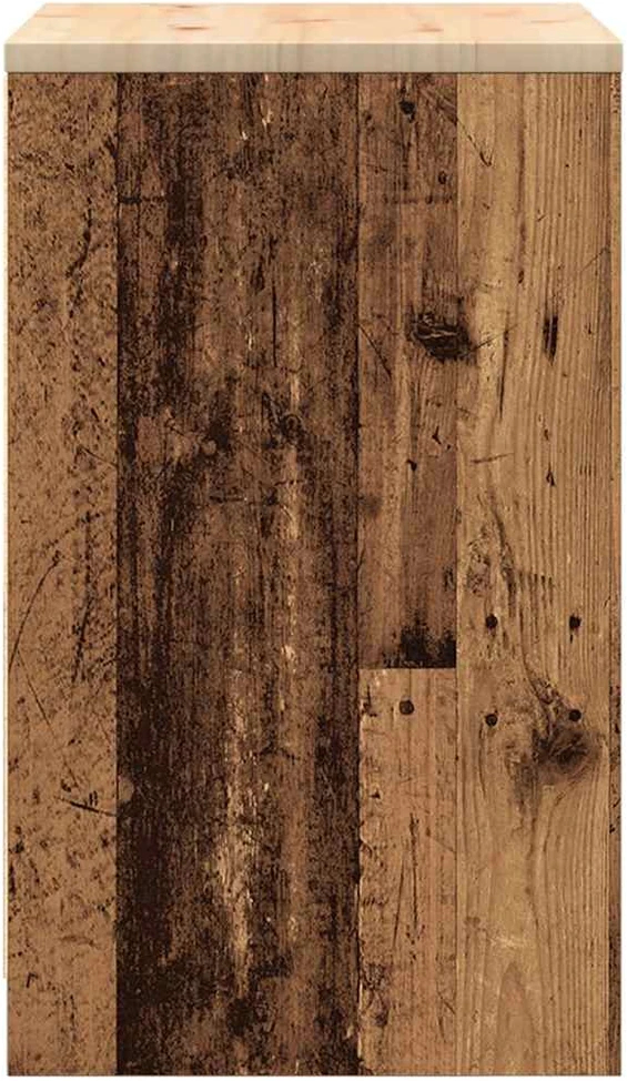 Garažo spinta, 60x51x85 cm, pušies medienos masyvas