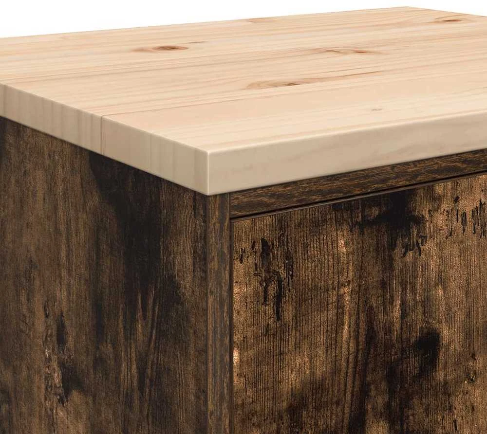 Garažo spinta, 60x51x85 cm, pušies medienos masyvas