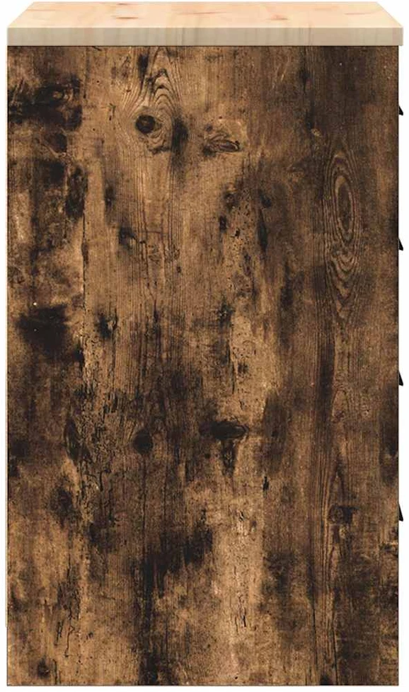 Garažo spinta, 60x51x85 cm, pušies medienos masyvas