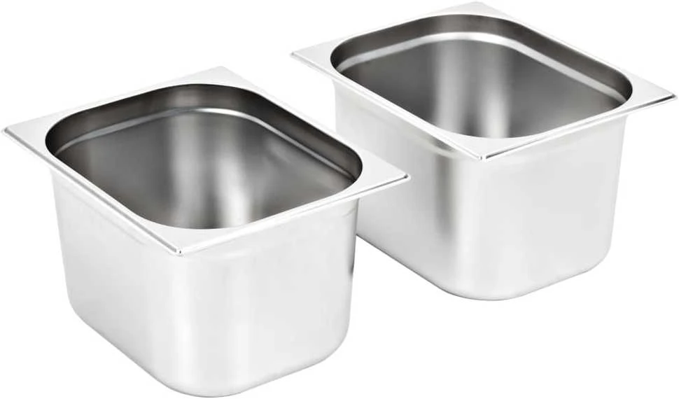 Gastronorm indai, 2 vnt., nerūdijantis plienas