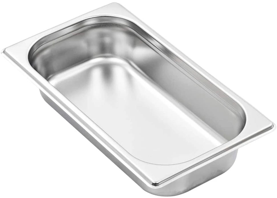 Gastronorm indai, 8vnt., nerūdijantis plienas