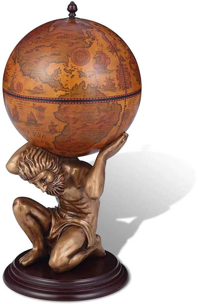 Gaublio formos baras su Atlaso stovo dizainu, 42x42x85cm