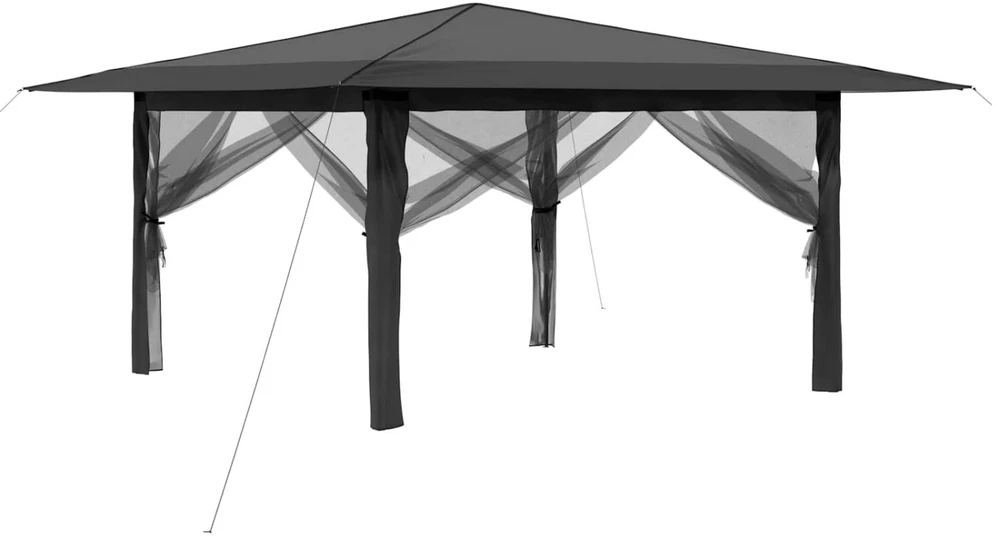 Gazebo su 4 šoninėmis sienomis 4 x 4 m