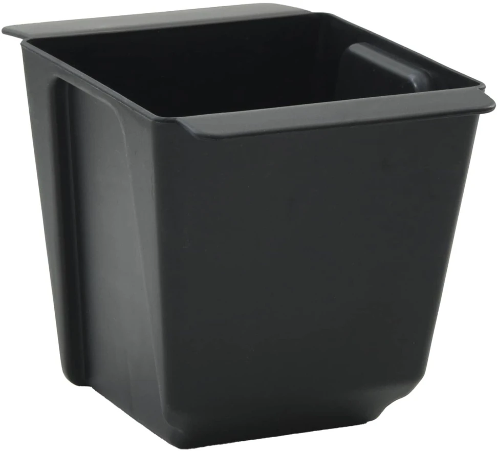 Gėlių dėžės Euro paletėms 12 vnt. Juoda 14 x 9 x 9,5 cm