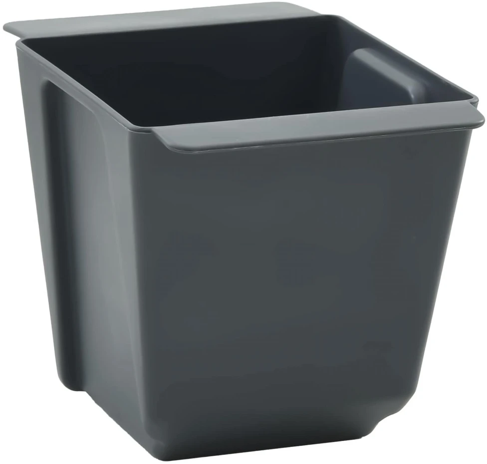 Gėlių dėžės Euro paletėms 12 vnt. Pilka 13,5 x 9 x 9,5 cm