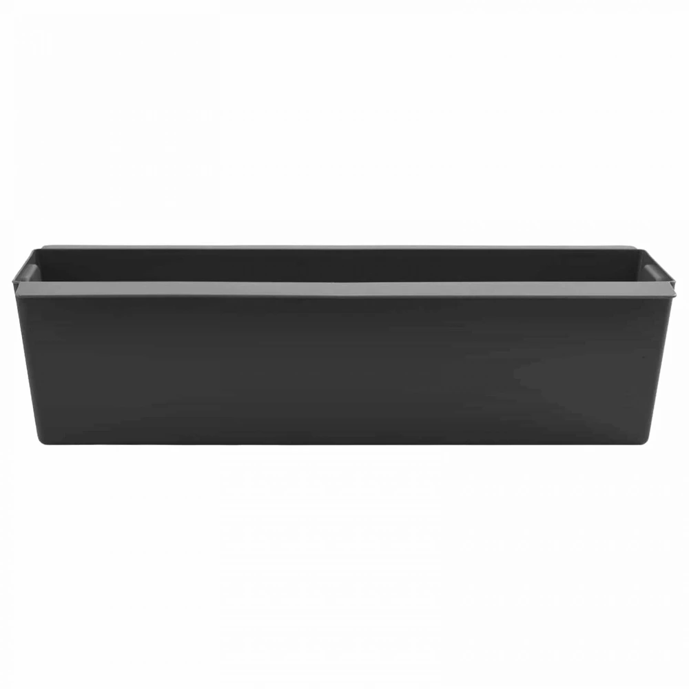 Gėlių dėžės Euro paletėms 24 vnt. Juoda 36 x 13,5 x 9,5 cm