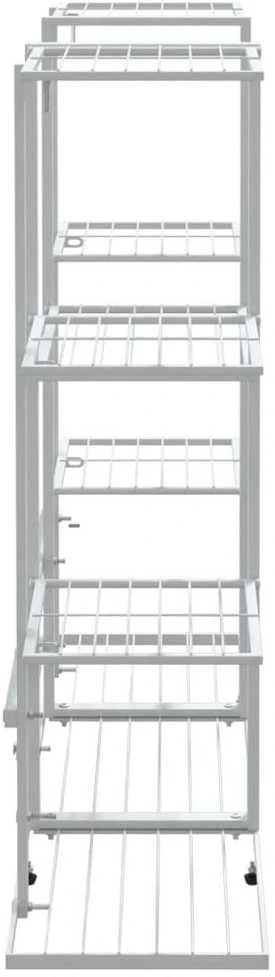 Gėlių stovas, baltos spalvos, 94,5x25x89cm, geležis