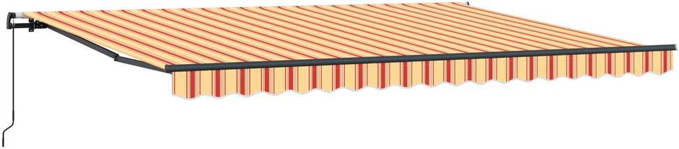Ištraukiama markizė Geltona ir Oranžinė 450 × 350 cm