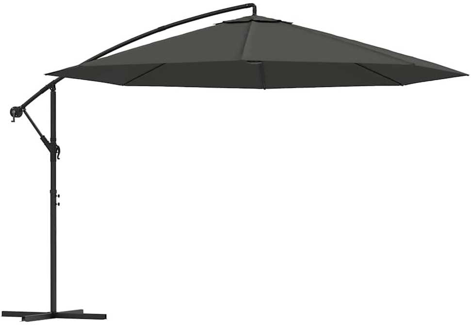Gembės form. saulės skėtis su alium. stulp., 350 cm, antr. sp.