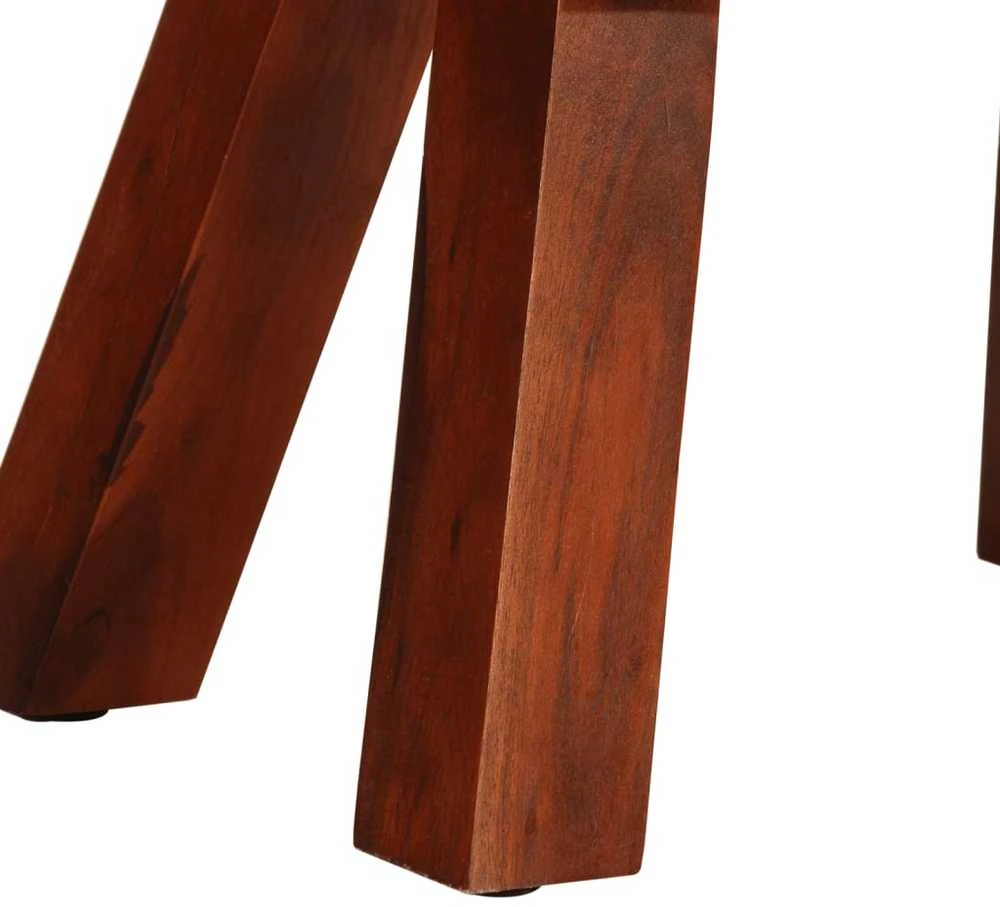 Gimnastikos arklys, rudas, 38cm, tikra oda ir mango masyvas