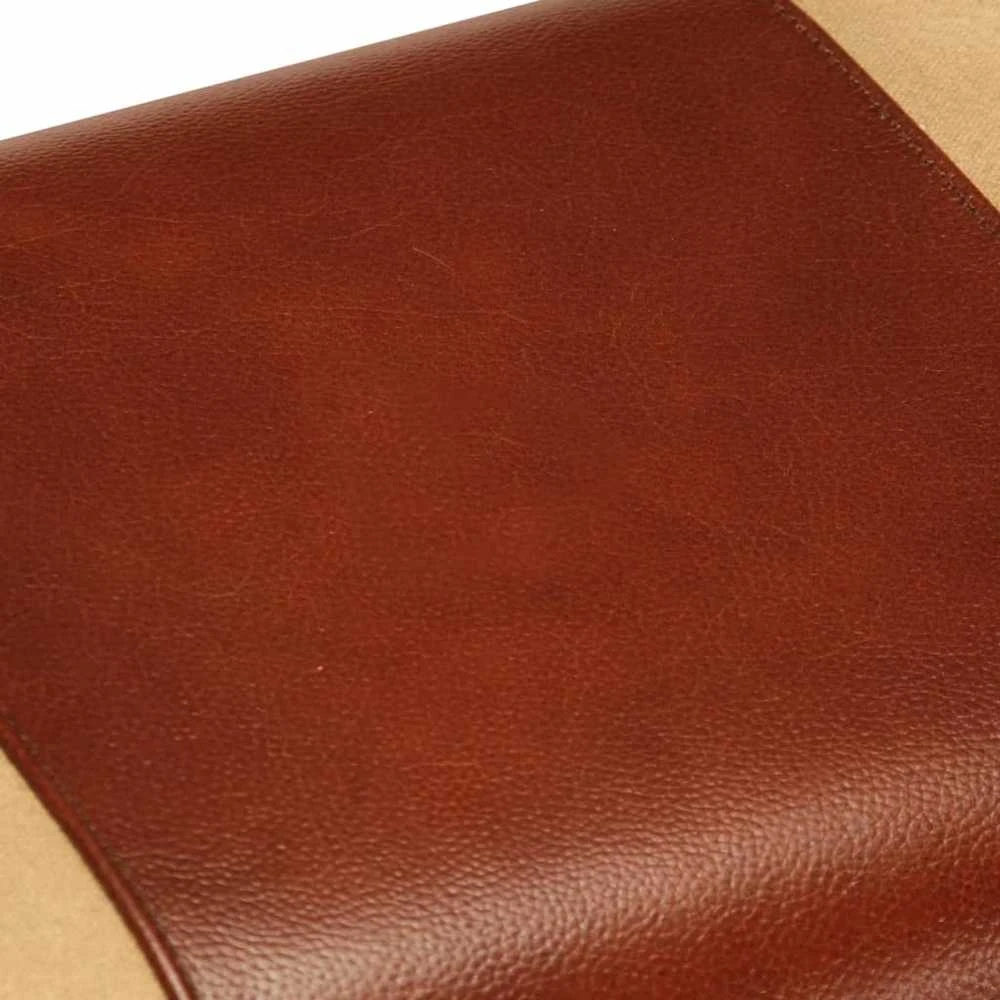 Gimnastikos arklys, rudas, 58cm, tikra oda ir mango masyvas