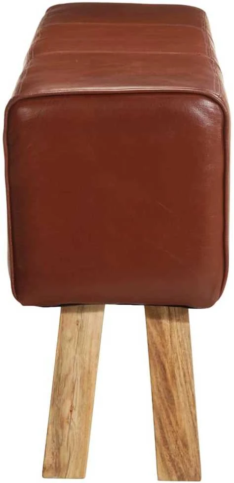 Gimnastikos arklys, rudos spalvos, 160cm, tikra oda ir akacija