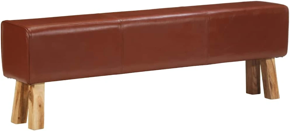 Gimnastikos arklys, rudos spalvos, 160cm, tikra oda ir akacija