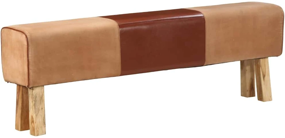 Gimnastikos arklys, rudos spalvos, 160cm, tikra oda ir akacija
