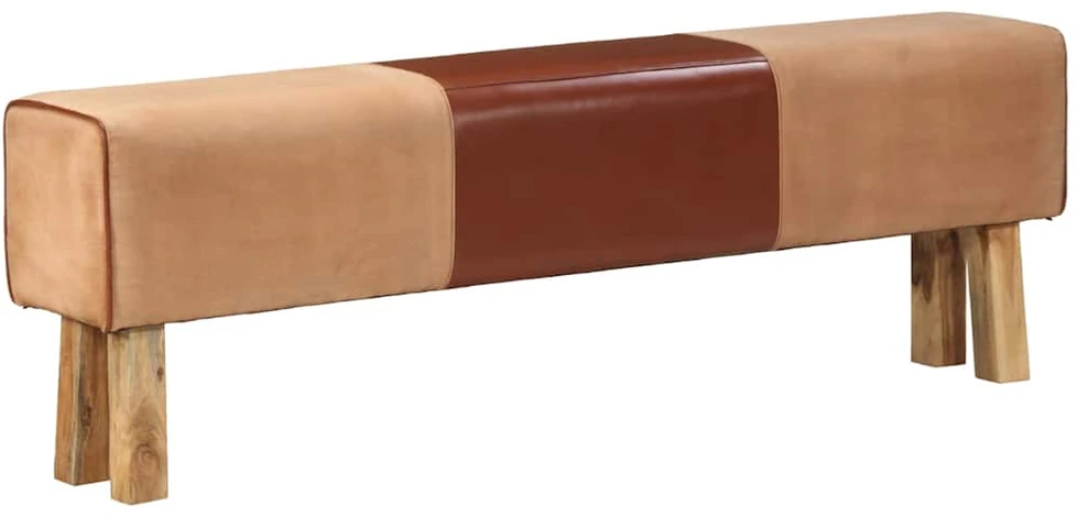 Gimnastikos arklys, rudos spalvos, 160cm, tikra oda ir akacija
