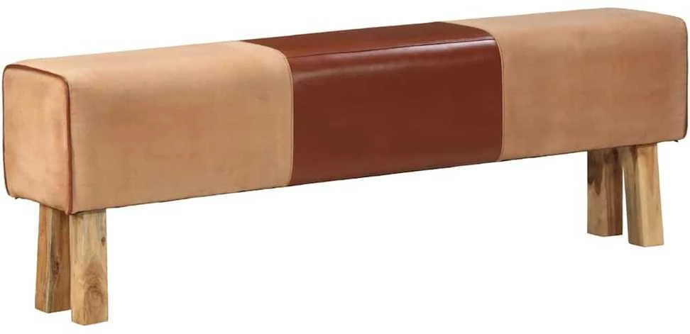 Gimnastikos arklys, rudos spalvos, 160cm, tikra oda ir akacija