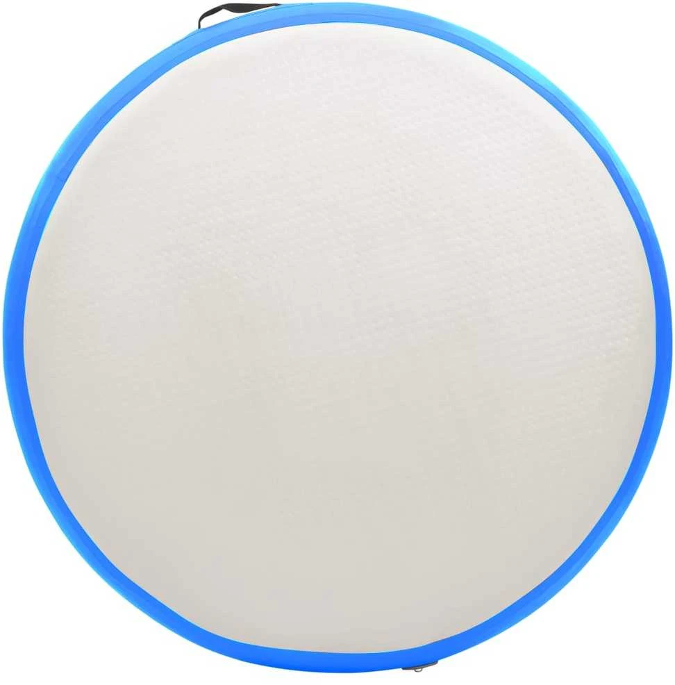 Gimnastikos kilimėlis su pompa, mėlynas, 100x100x20cm, PVC