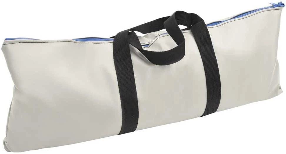 Gimnastikos kilimėlis su pompa, mėlynas, 100x100x10cm, PVC