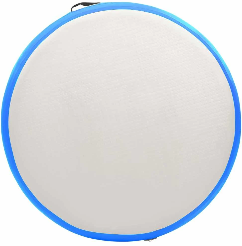 Gimnastikos kilimėlis su pompa, mėlynas, 100x100x10cm, PVC