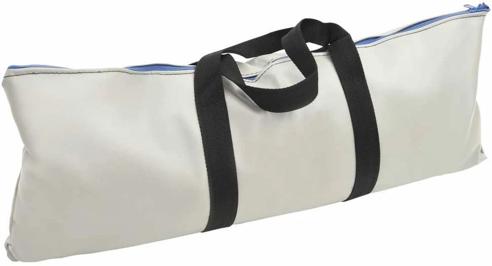 Gimnastikos kilimėlis su pompa, mėlynas, 100x100x20cm, PVC