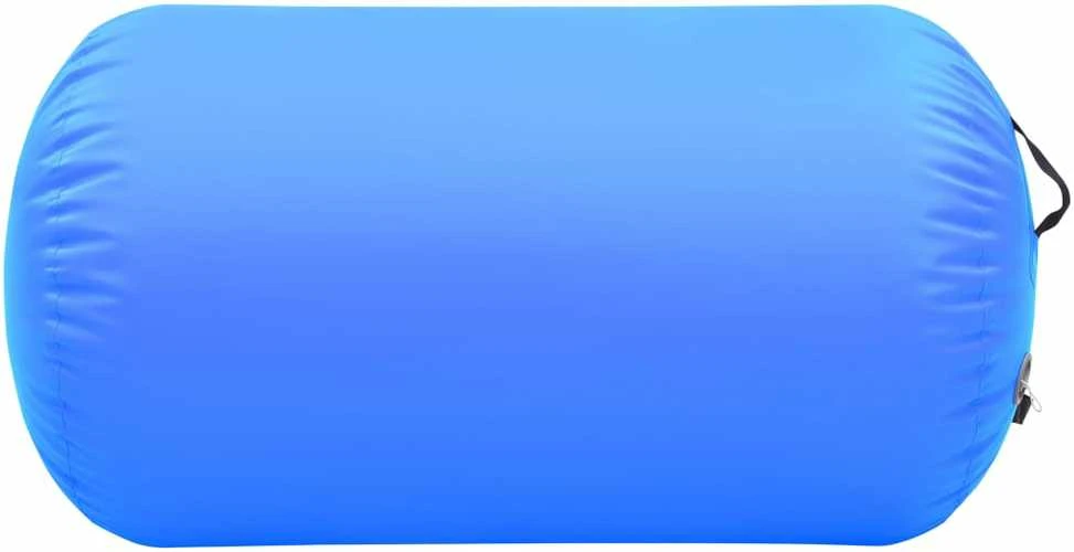 Gimnastikos ritinys su pompa, mėlynas, 100x60cm, PVC